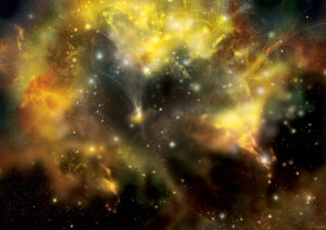 Golden Firework Galaxy
